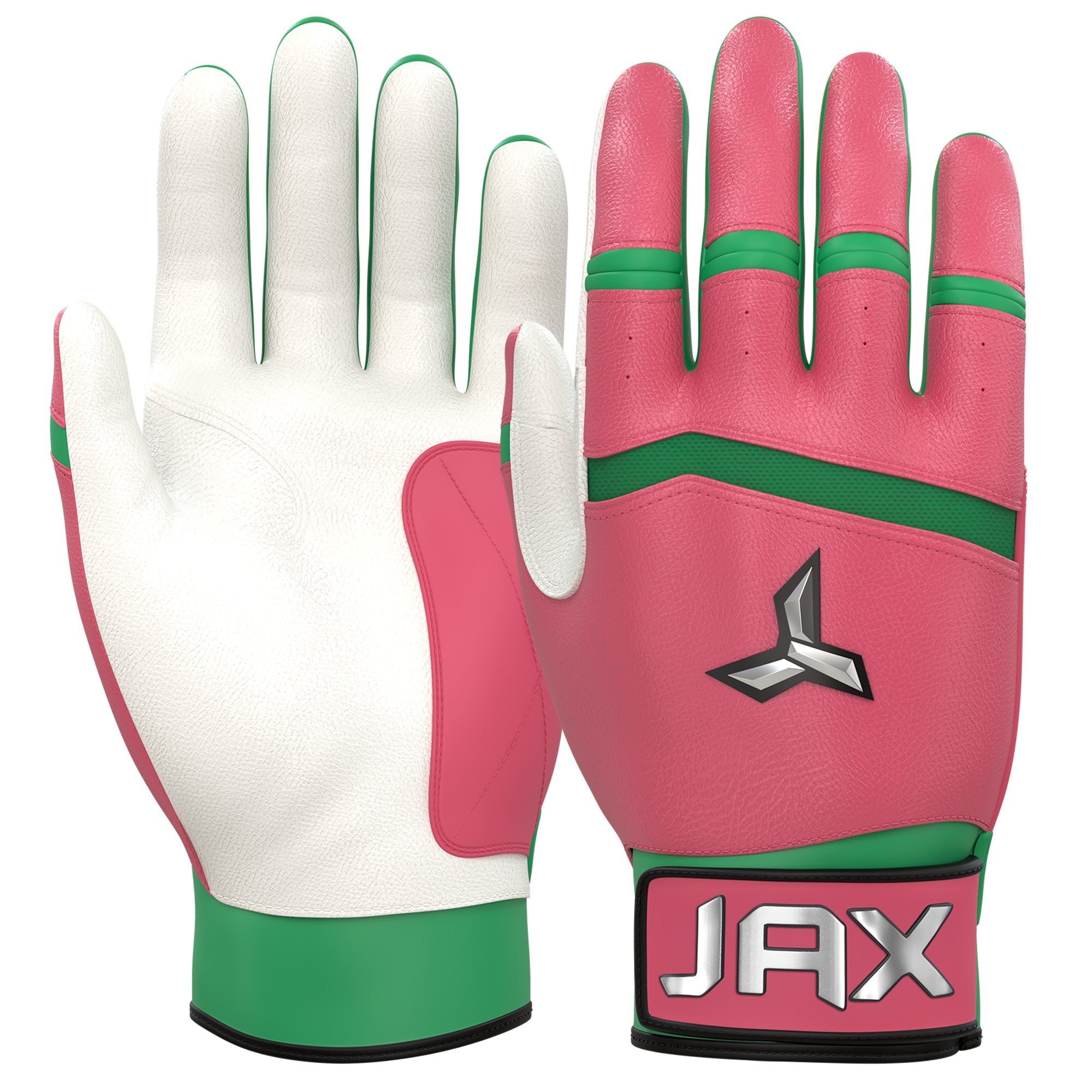 Jax Athletics Walk Off Watermelon Batting Gloves | Pro Cuff