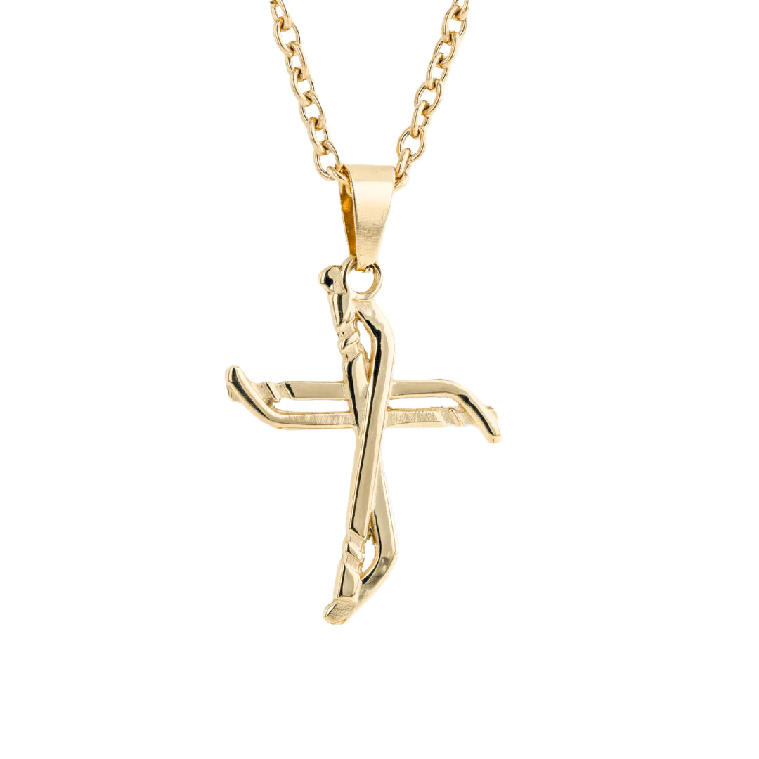 Hockey Cross Necklace: Faith-Based Jewelry for Youth