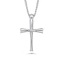 2.0 Baseball Bat Cross Necklace | Sterling Silver | Five Tool Baseball