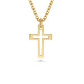 Christian Cross Necklace | Cut Out Cyber Cross