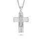 Pigskin Football Cross Necklace | Gold Stainless | Football Cross Pendant | All In Faith