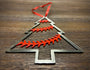 Baseball Ornament - Baseball Stitches Inside Christmas Tree “STEEL UNITED" Christmas Ornament