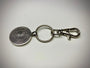 The Baseball Seams Company Silver Baseball Seam Keychain, product detail view