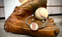Baseball Seam Silver Bangle Bracelet