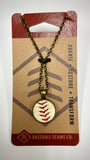 Baseball Seam Pendant Necklace