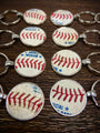 The Baseball Seams Company Silver Baseball Seam Keychain, product detail view