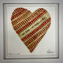Baseball "Seams of Love" Custom Inscription Artwork