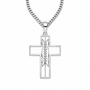  XL Gridiron Football Cross Necklace