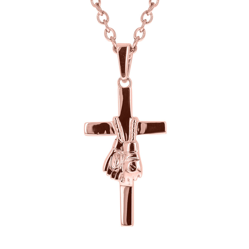 MMA Glove Cross Necklace