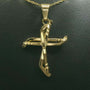 Hockey Cross Necklace | AIF Hockey Necklace | Hockey Pendant | Hockey Jewelry