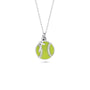 Softball Cross Necklace | Dangle Cross Pendant | Stainless Steel