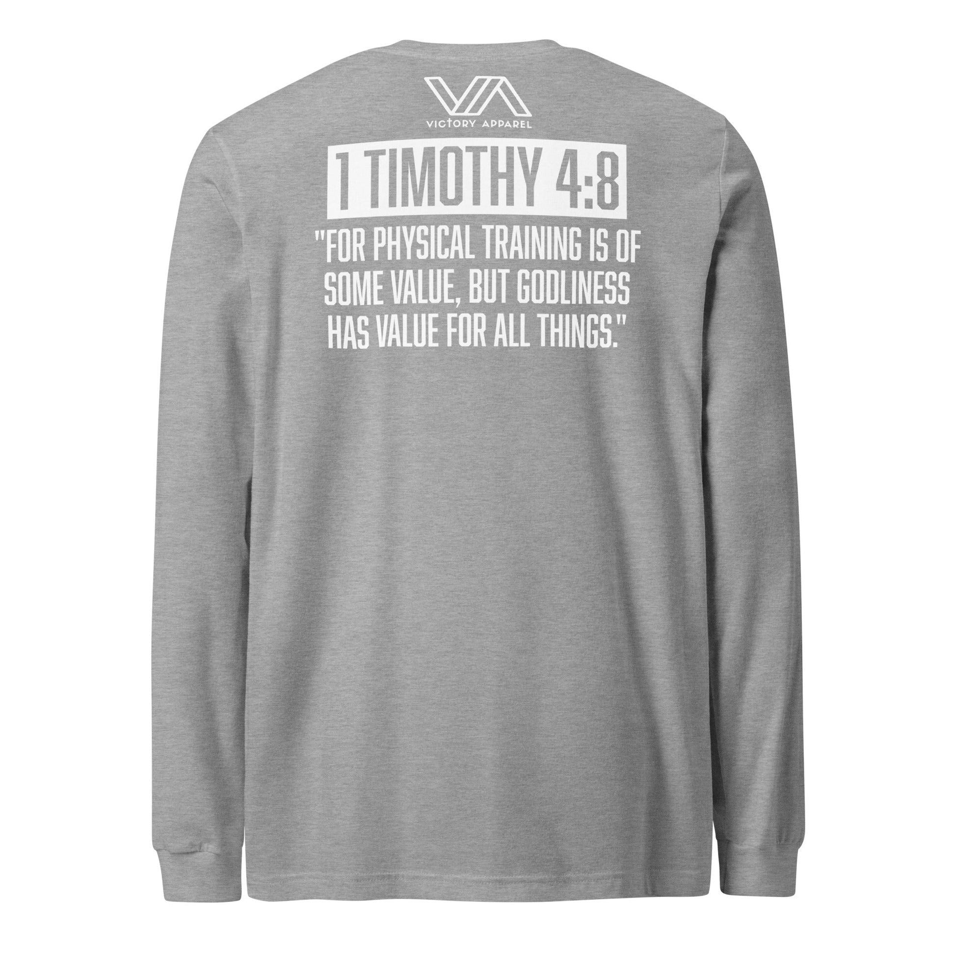 Train in Godliness Longsleeve Tee By Victory Apparel