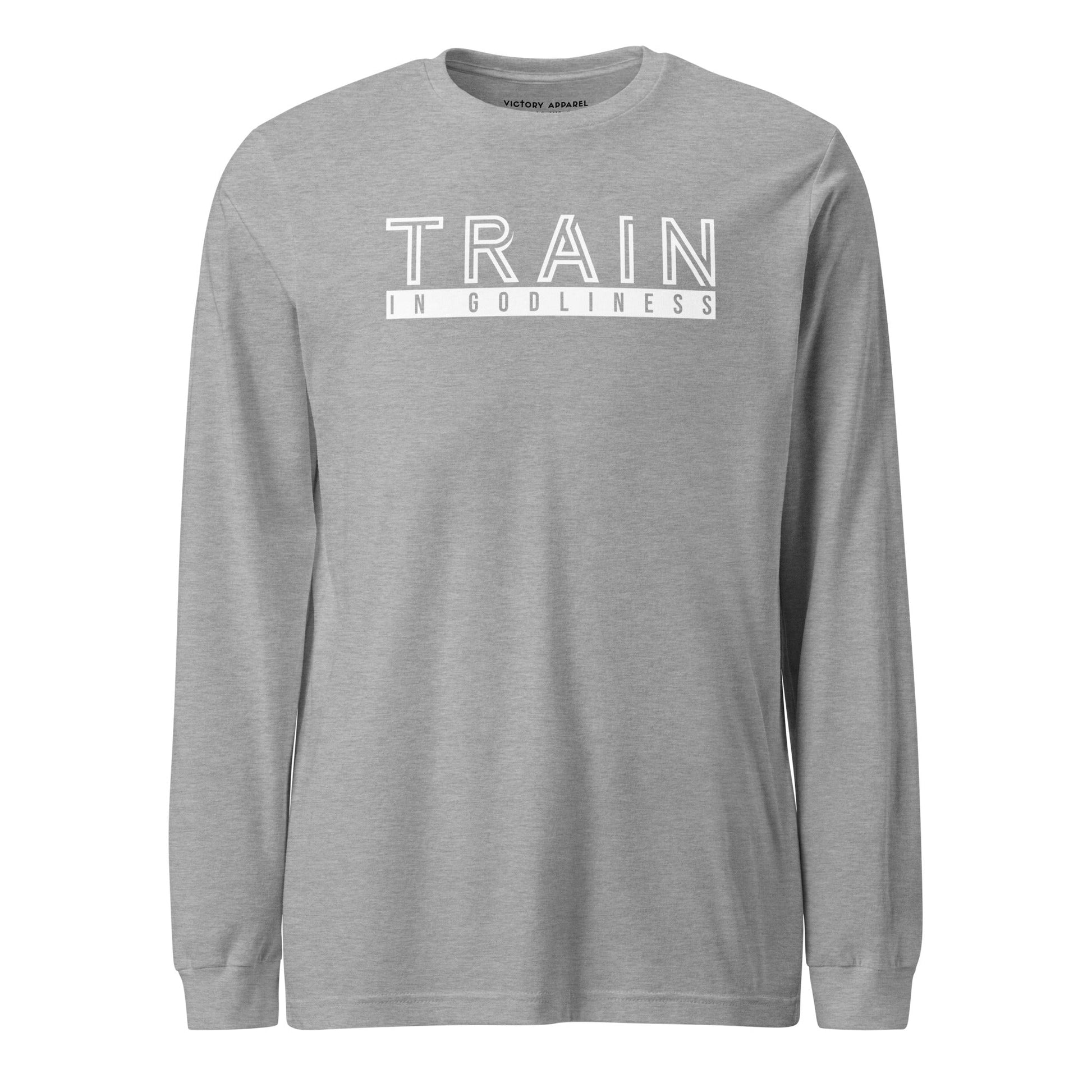Train in Godliness Longsleeve Tee By Victory Apparel