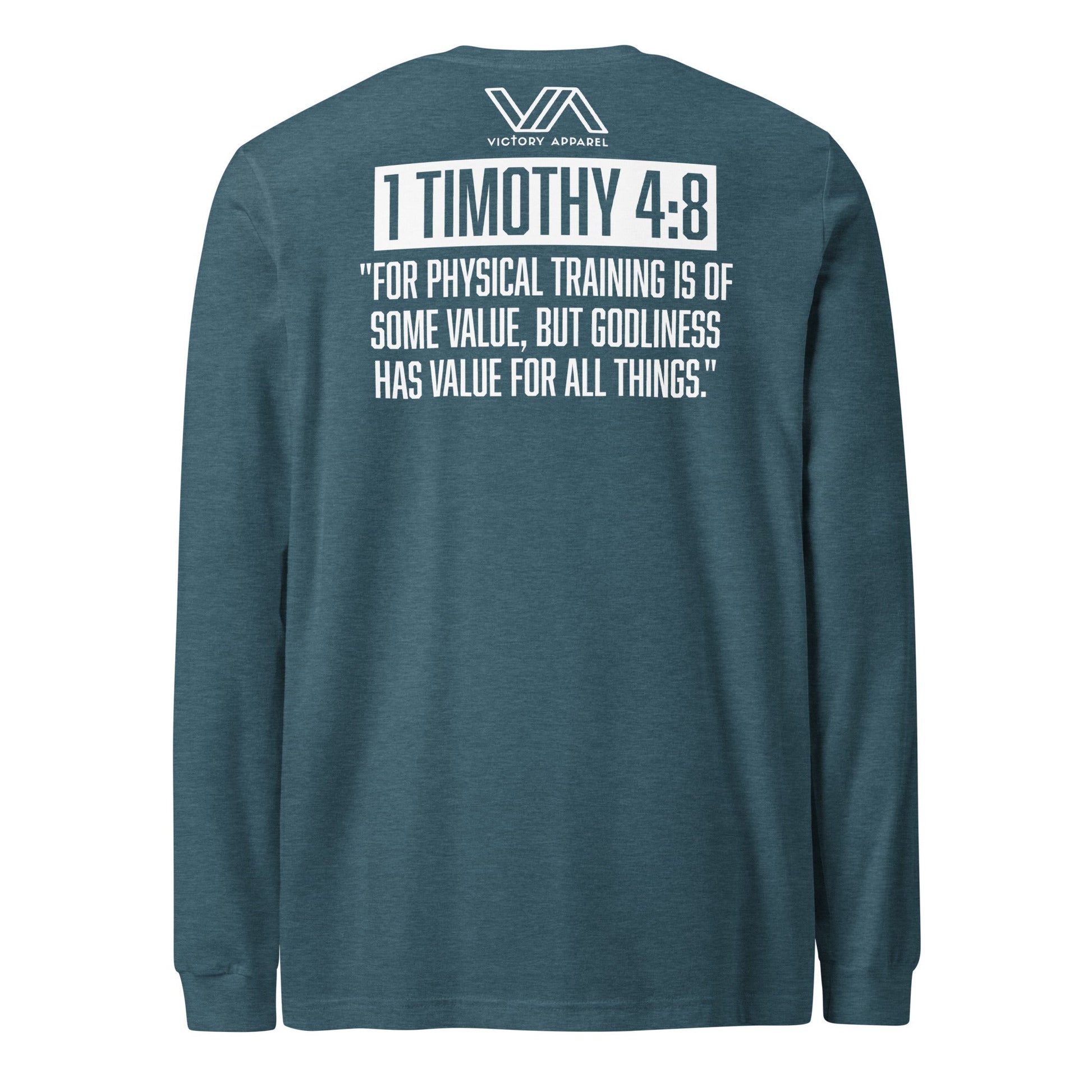 Train in Godliness Longsleeve Tee By Victory Apparel