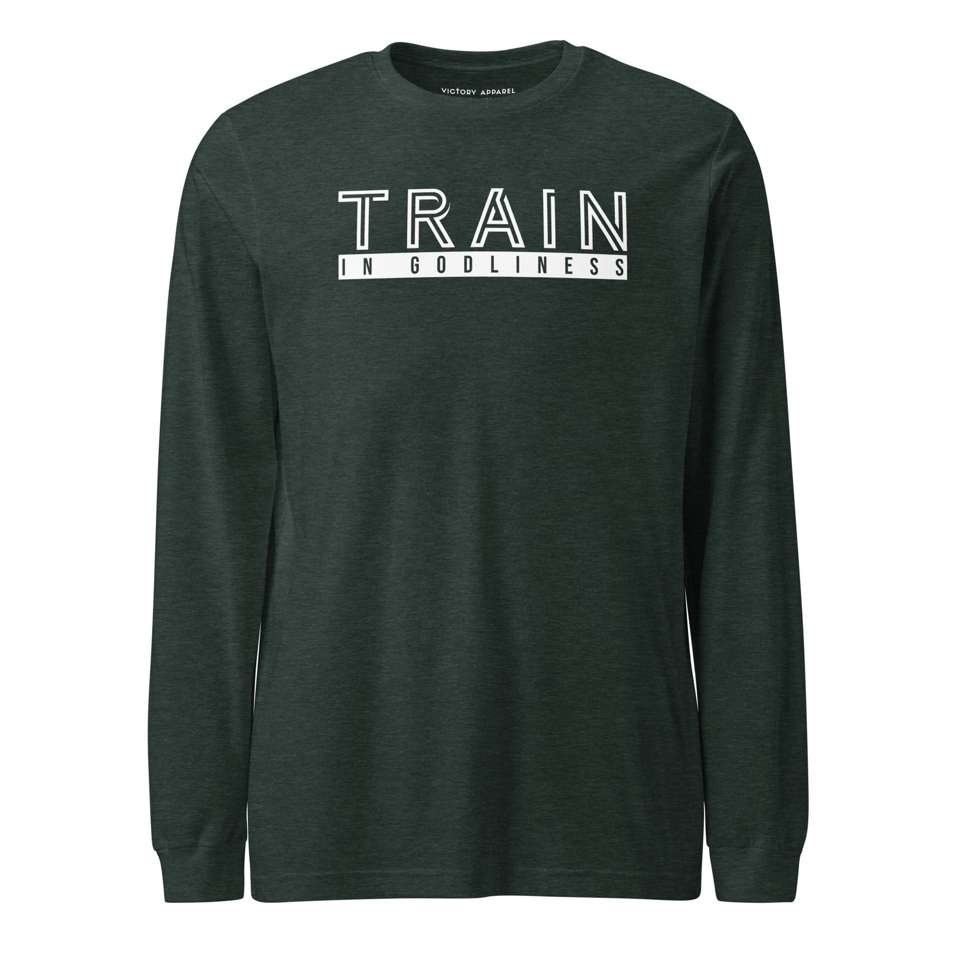 Train in Godliness Longsleeve Tee By Victory Apparel