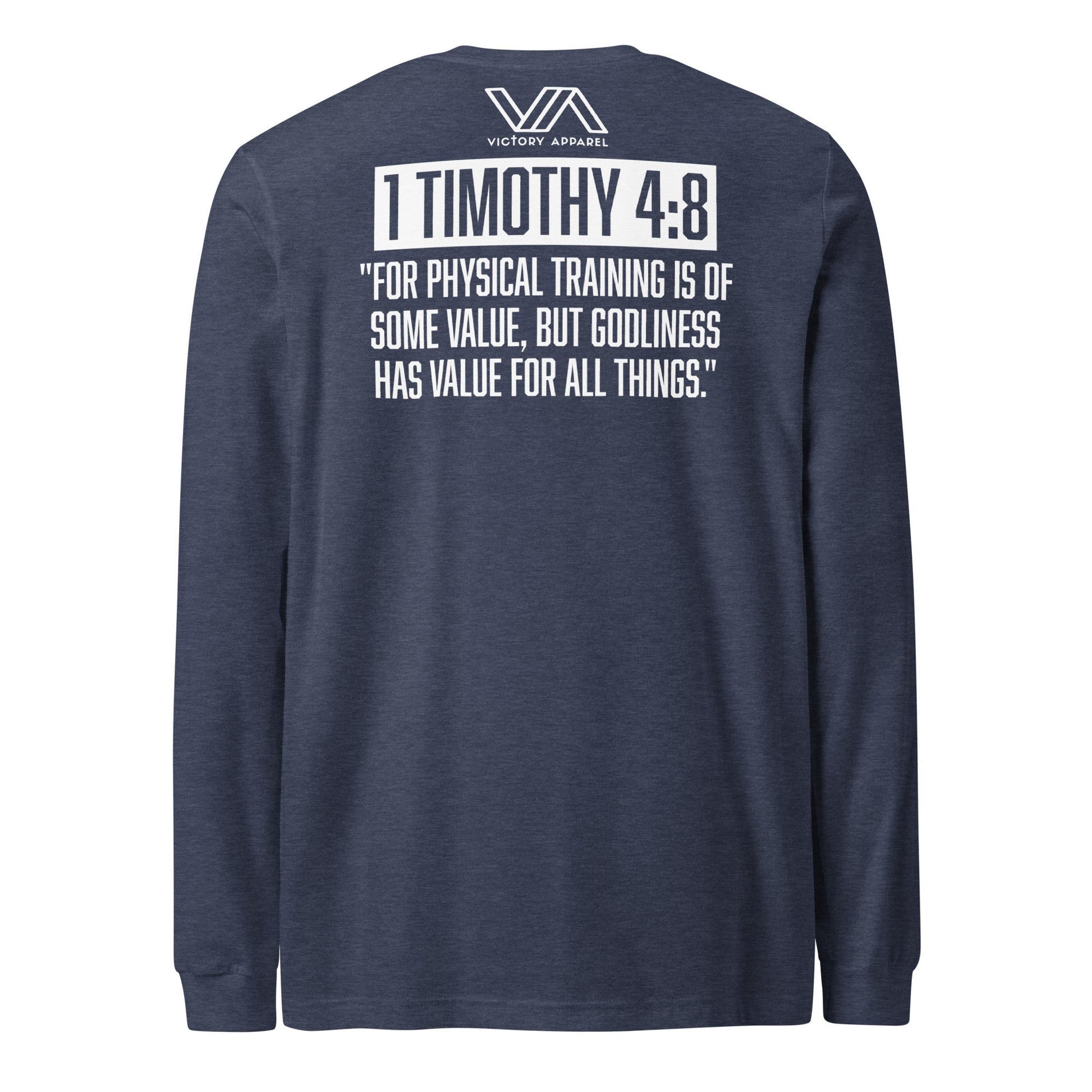 Train in Godliness Longsleeve Tee By Victory Apparel