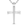 Five Tool Baseball Original Baseball Bat Cross Necklace | Gold 