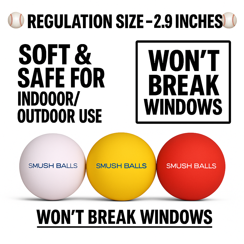 Smushballs Multipack Baseball Training Balls