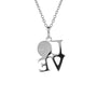 Love Baseball Necklace | Sterling Silver