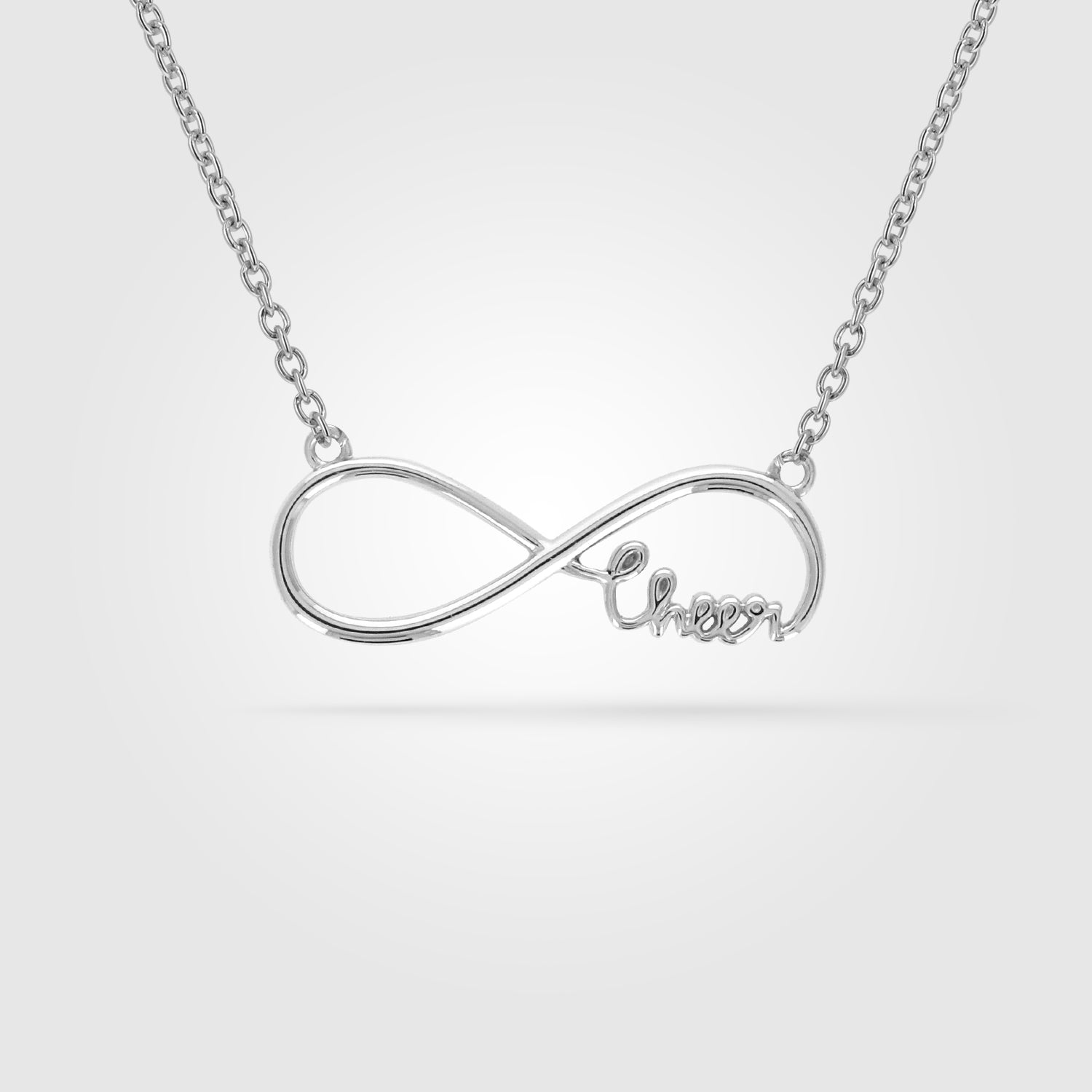 Stainless Mini Infinity Cheer Necklace