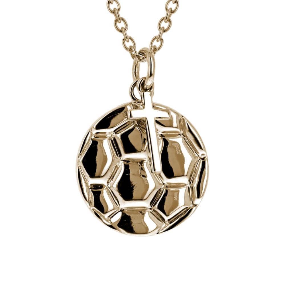 Soccer Dangle Cross Necklace AIF