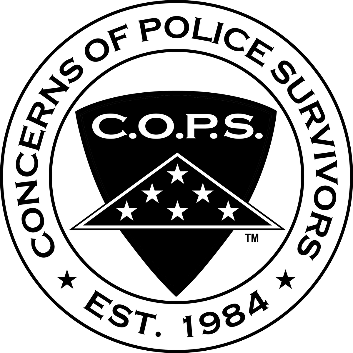 Gold Thin Blue Line LEO Cross