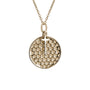 Golf Necklace With Dangle Cross Pendant | Gold