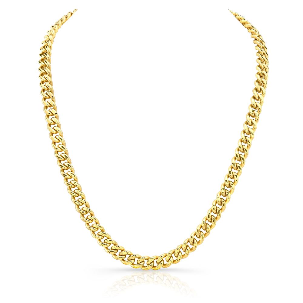 Gold Stainless Cuban Link Chain