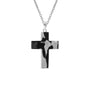 Mini Pigskin Football Cross Necklace | Football Cross Necklace | All In Faith