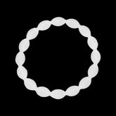 Football Power Bracelet Solid White