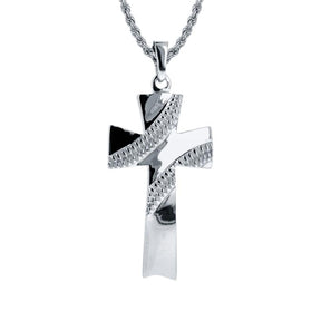 Baseball Cross Necklace | Gold