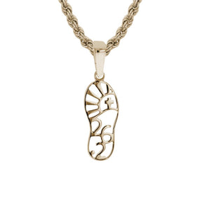 Gold Marathon Necklace | 14k Gold | 10K Gold | 26.2 Mile Marathon Pendant