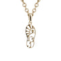 Gold Marathon Necklace | 14k Gold | 10K Gold | 13.1 Mile Half Marathon Pendant