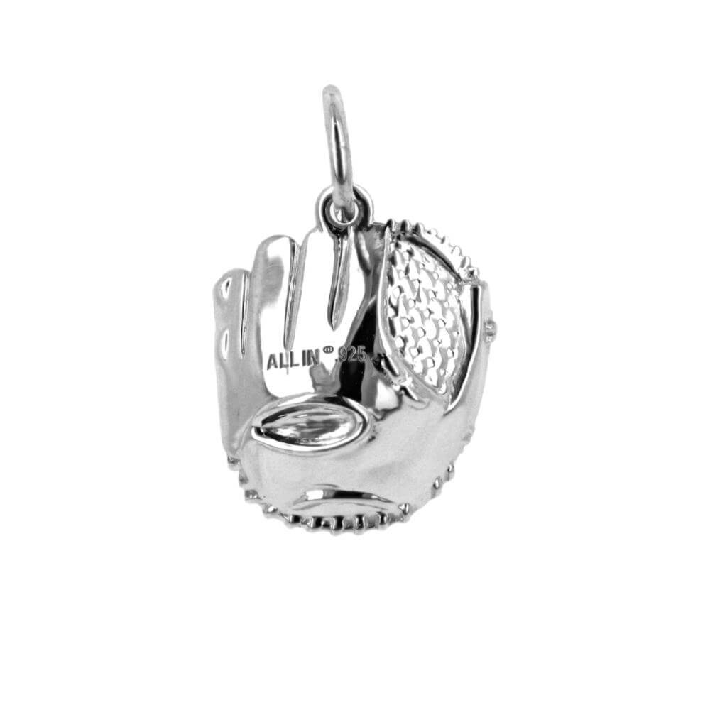 Baseball Glove Bracelet Charm | Sterling Silver
