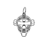 Sterling Catchers Mask Bracelet Charm