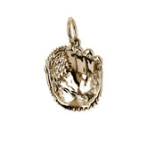 Gold Baseball Glove Charm