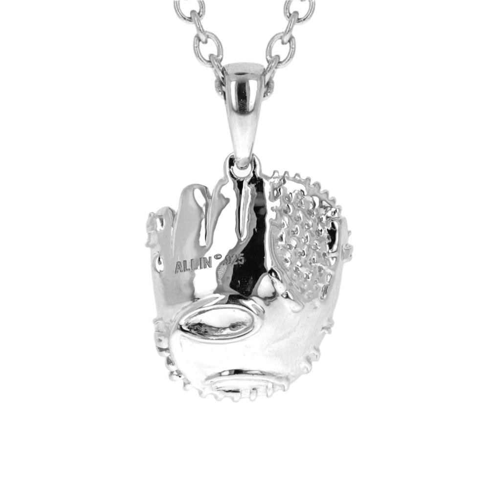Baseball Glove Necklace | Sterling Silver
