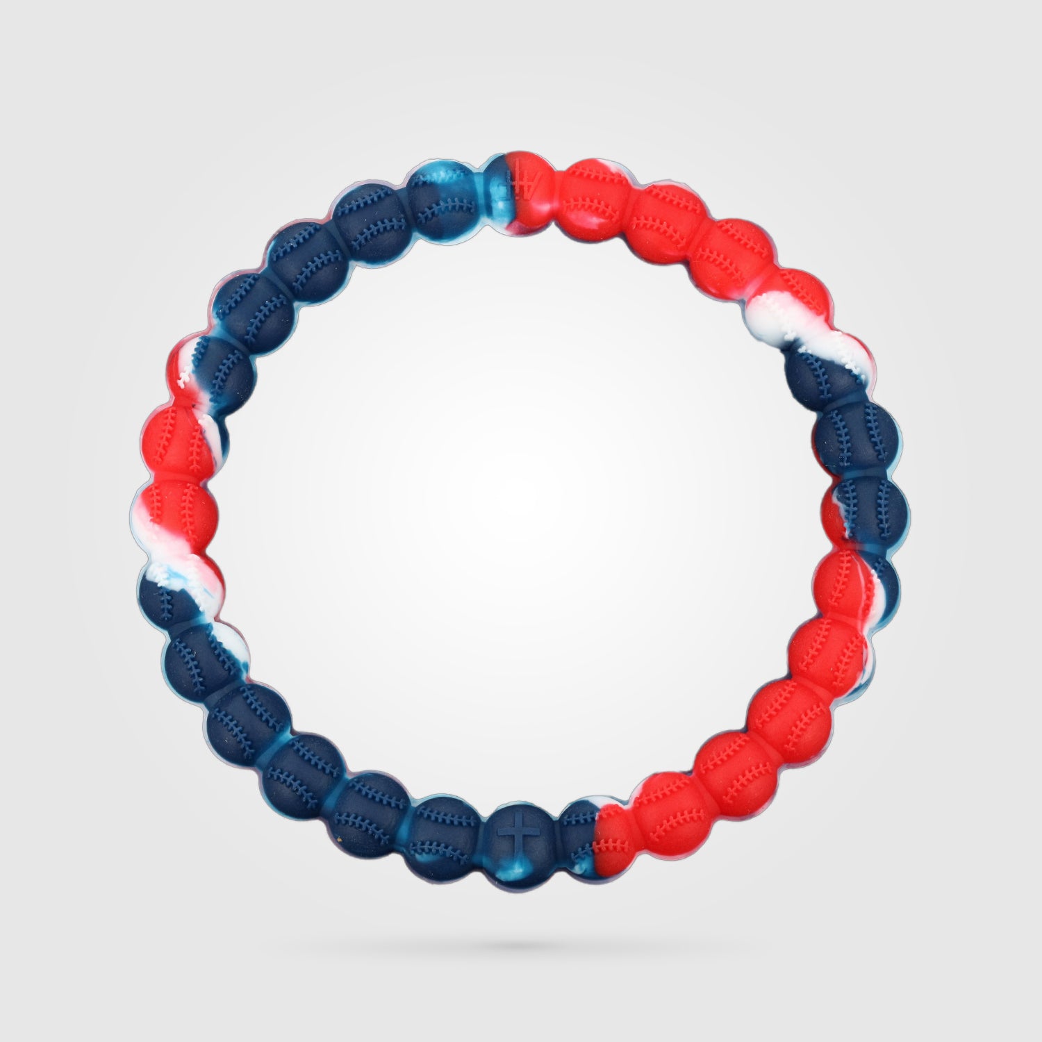 Baseball Power Bracelet Red, White, And Blue