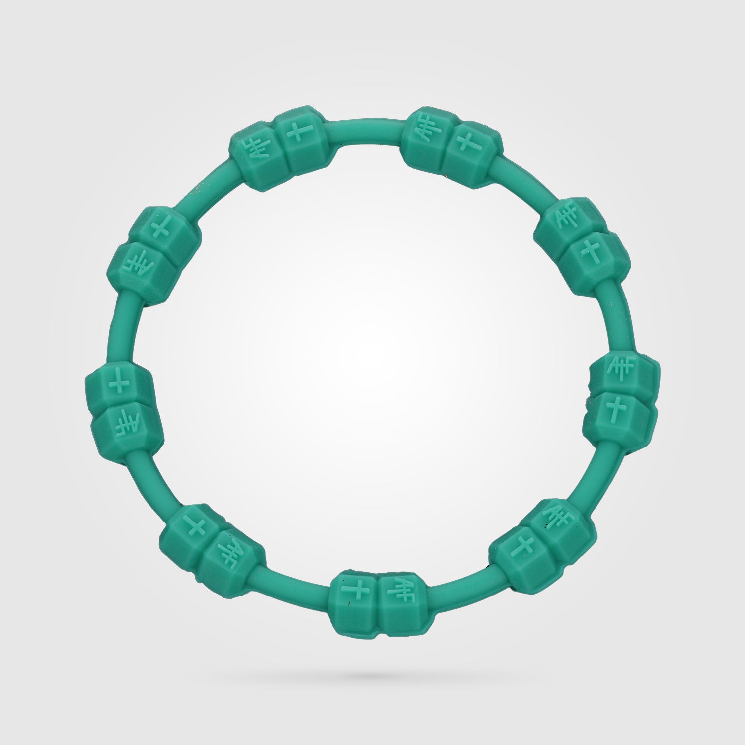 Fitness Power Bracelet Solid Turquoise