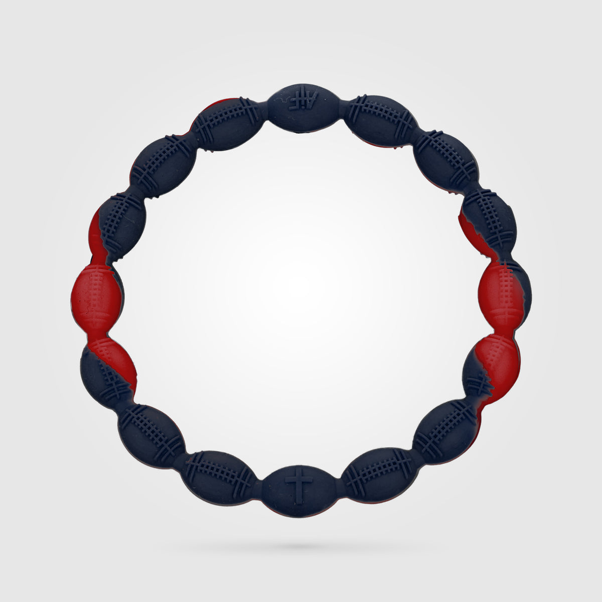Football Power Bracelet Navy And Red