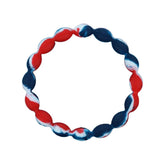 Football Power Bracelet Red, White, And Blue