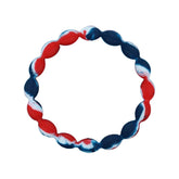 Football Power Bracelet Red, White, And Blue