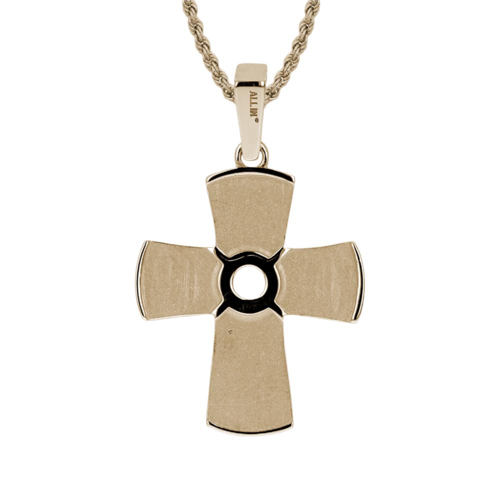 Gold Weight Plate Cross