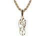 Gold Marathon Necklace | 14k Gold | 10K Gold | 13.1 Mile Half Marathon Pendant