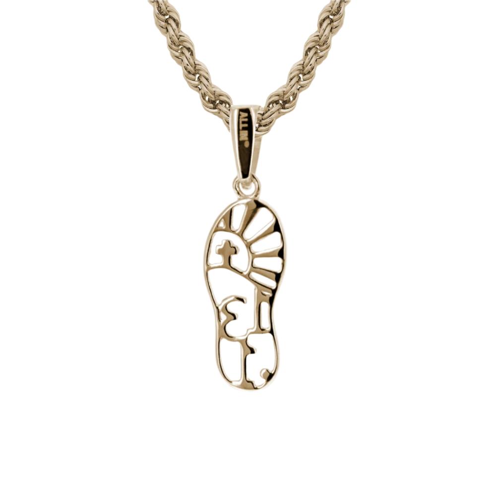 Gold Marathon Necklace | 14k Gold | 10K Gold | 13.1 Mile Half Marathon Pendant