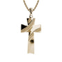 Baseball Cross Necklace | Gold