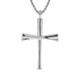 Youth Baseball Bat Cross Necklace