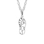 Silver Marathon Necklace | 925 Sterling Silver | 13.1 Mile Half Marathon Pendant