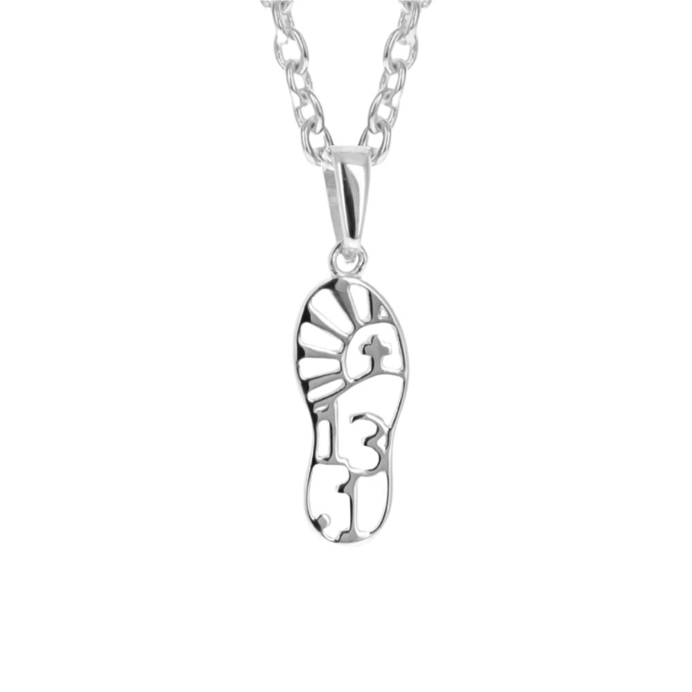 Gold Marathon Necklace | 14k Gold | 10K Gold | 13.1 Mile Half Marathon Pendant