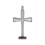 Original Baseball Bat Cross Decal | All In Faith | Baseball Bat Cross Sticker | Vinyl